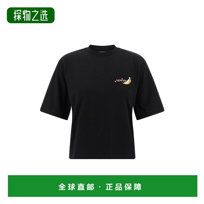 香港直邮off-white 女士 'Emb Fruits Arrow' T恤 OWAA124F25JER0