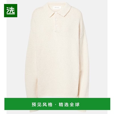 1h可退 香港直邮AYA MUSE 女士 棉质橄榄球衬衫 beige米色 舒适时