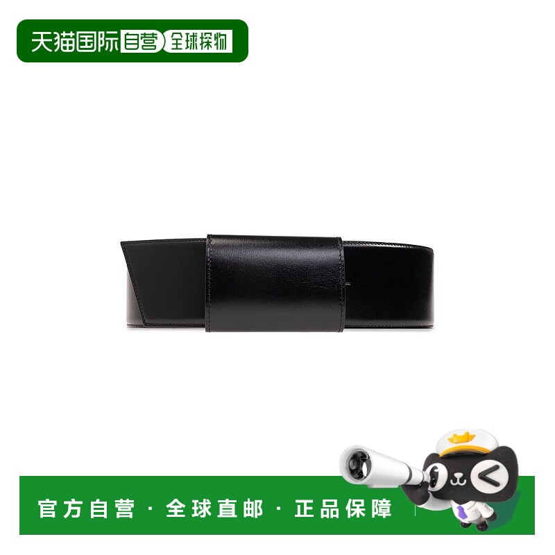 1h可退 香港直邮Alaïa 女士 结饰宽腰带 AA1C324FC0Y75 black黑色