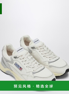 1h可退 香港直邮AUTRY 男士 Hyperway 网纱白色灰色绒面革运动鞋