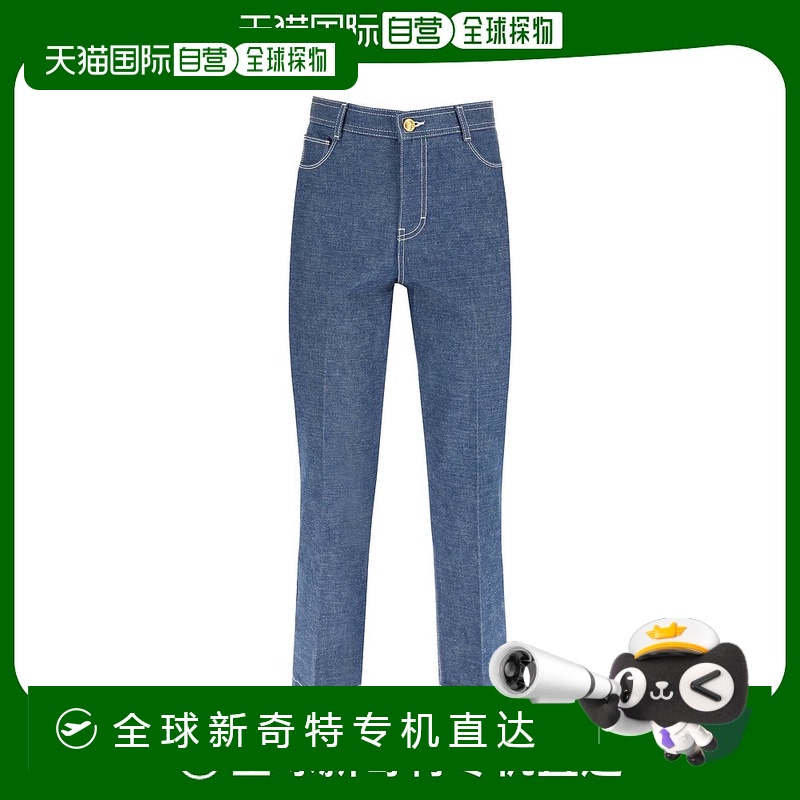 欧洲直邮Tory Burch汤丽柏琦女士牛仔裤休闲时尚潮流百搭女装下装