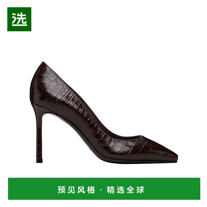香港直邮Jimmy Choo Romy 85 高跟鞋 ROMY85CHOCOLATE皮鞋