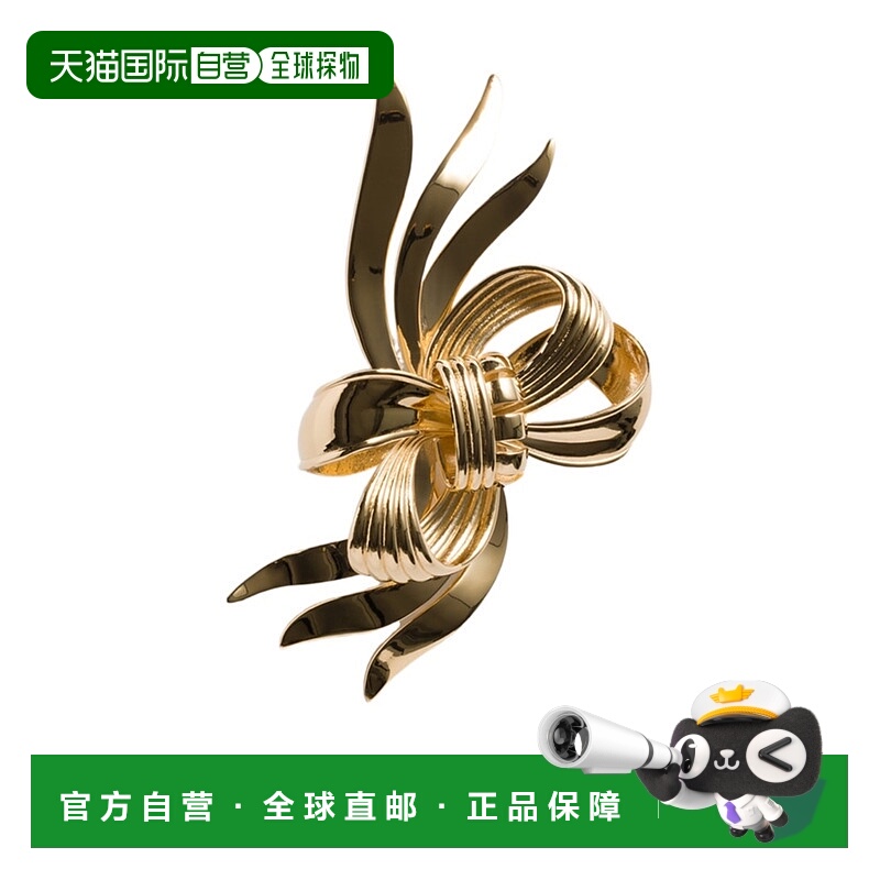 香港直邮Miu Miu 金属蝴蝶结胸针 5IS1312IEV