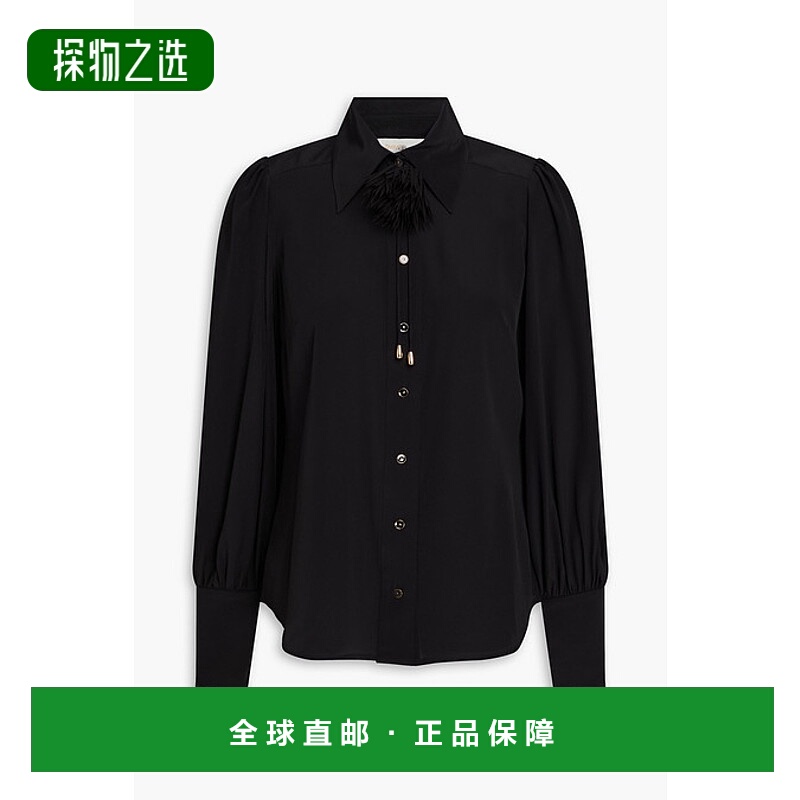 香港直邮ZIMMERMANN 女士 双绉衬衫 1629TF24RB black黑色 舒适时