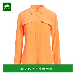 1h可退 香港直邮EQUIPMENT 女士 Blouses 真丝衬衫 orange橙色 舒