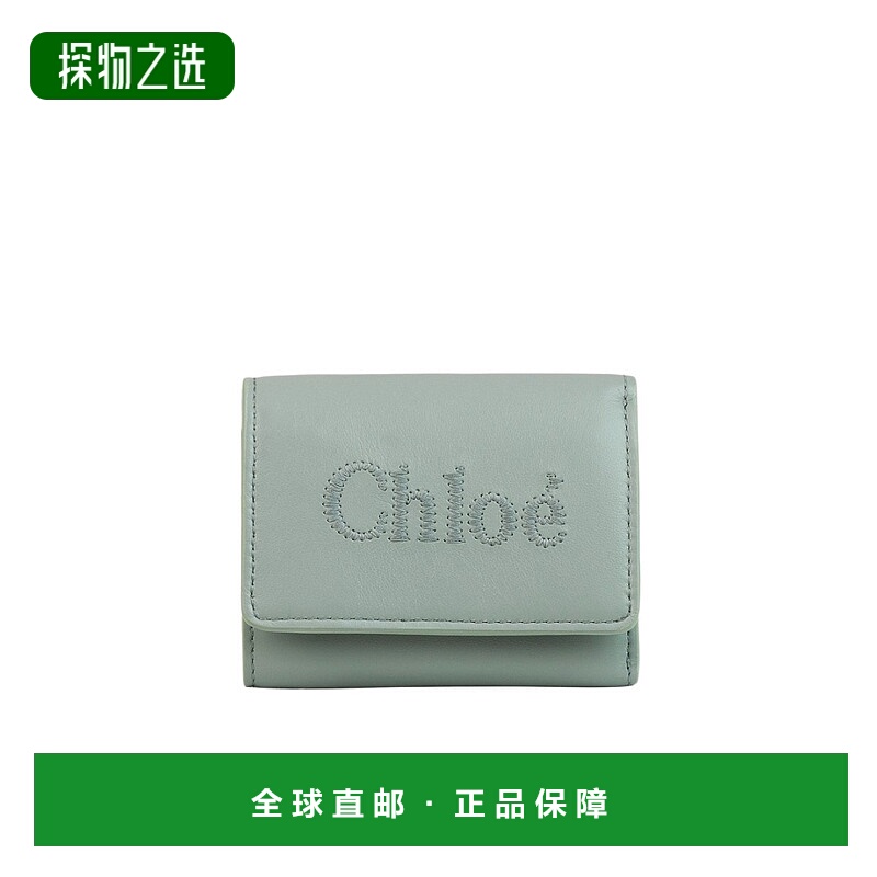 香港直邮Chloe chloé sense 迷你三折钱包 C23AP875I10牛皮