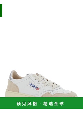 1h可退 香港直邮AUTRY 女士 'Medalist' Blend 白色低帮带Logo拼