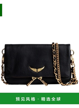 香港直邮ZADIG & VOLTAIRE 女士单肩包 LWBA03975BKGOL AW2025