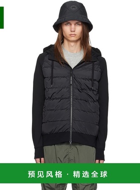 1h可退 香港直邮Canada Goose 加拿大鹅 男士 黑色 Hybridge Huro