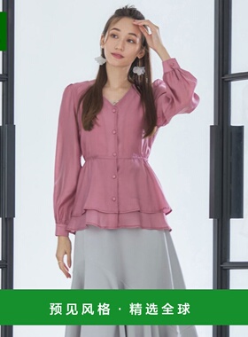 【日本直邮】DRESS+　女士　衬衫・女用衬衫时尚休闲百搭 高级感