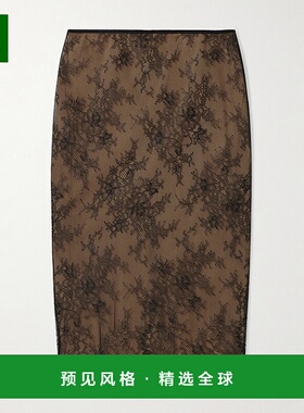 香港直邮Self-Portrait 女士 蕾丝半身裙 SS25172MSKBBLACK半裙