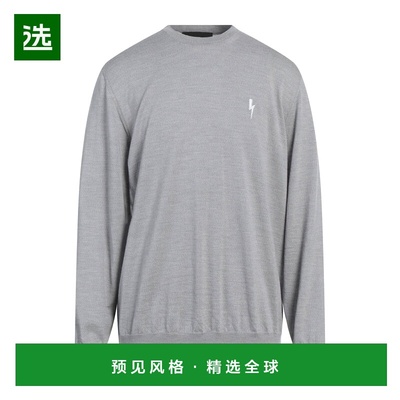 1h可退 香港直邮Neil Barrett 尼奥·贝奈特 男士 毛衣 grey灰色