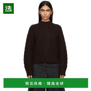 1h可退 【美国直邮】Studio Nicholson棕色Molve毛衣 女装 女士精