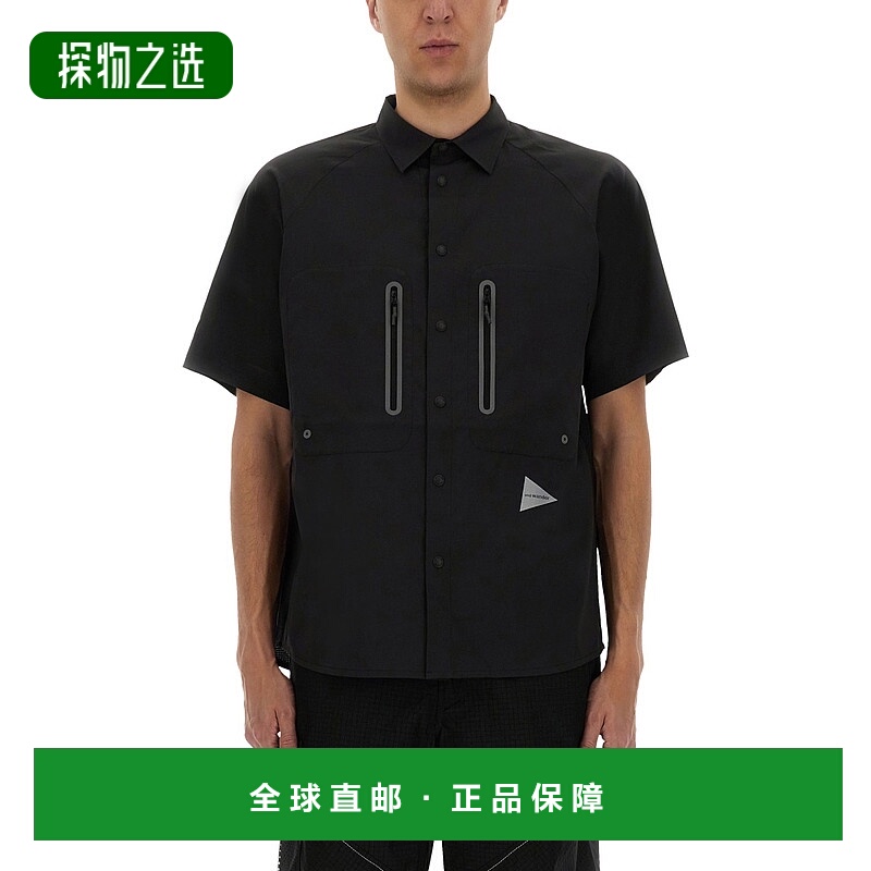 香港直邮And Wander 男士 带Logo衬衫 5745153020