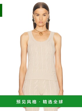 1h可退 香港直邮Blumarine 蓝色情人 女士 针织背心上衣 A422M494