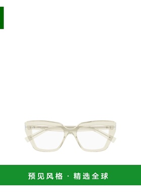 香港直邮SAINT LAURENT 女士眼镜 SL829004 AW2025 白色 矩形平光
