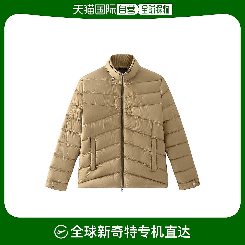 欧洲直邮WOOLRICH 23年新款 Sundance系列 男士棕色超细纤维夹克 男装 夹克 原图主图