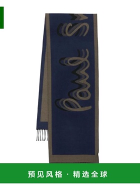 香港直邮PAUL SMITH 男士围巾 M1A150CT71147 AW2025 蓝色 MEN SC