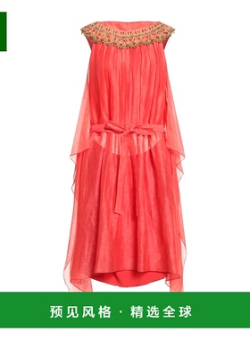 1h可退 香港直邮Alberta Ferretti 女士 中长连衣裙 red红色 舒适
