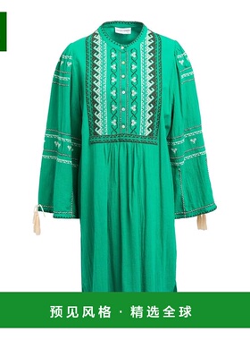 1h可退 香港直邮ANTIK BATIK 女士 短款连衣裙 green绿色 舒适时