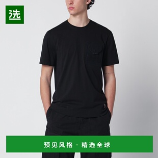 1h可退 香港直邮Parajumpers 男士 Malham 黑色T恤 26SMPMTSRY01C