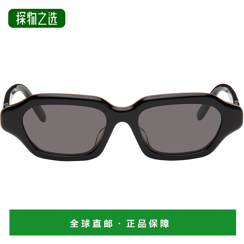 香港直邮LOEWE 罗意威 男士 黑色 Rectangular Slim 太阳镜 LW401