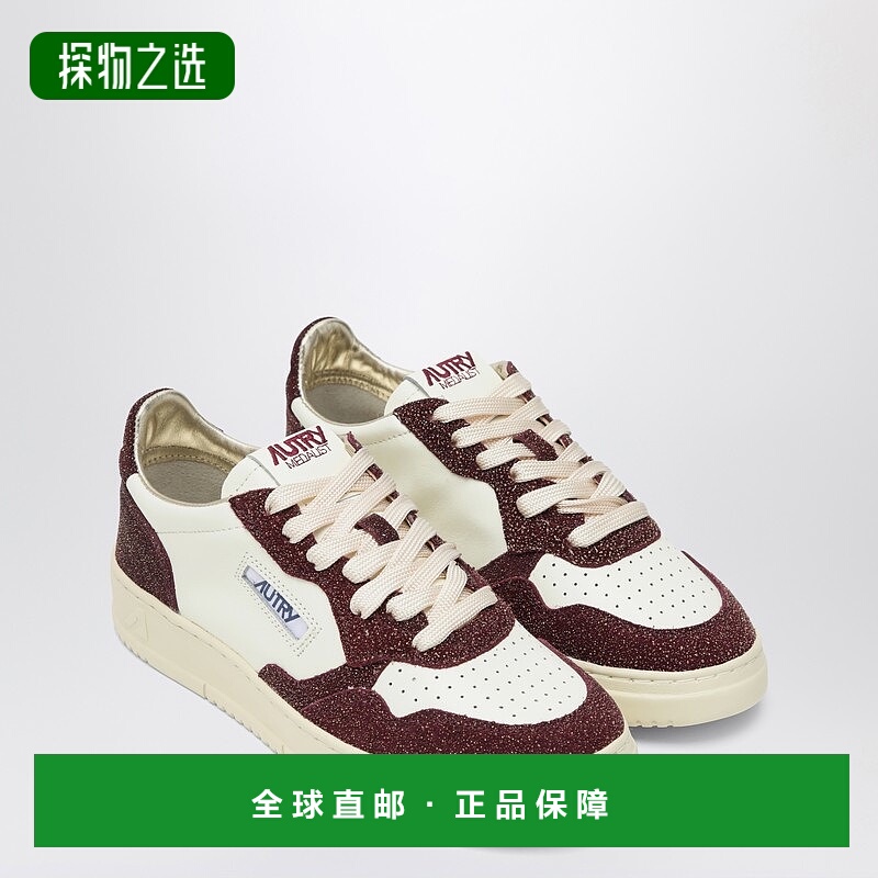 香港直邮AUTRY 女士 Medalist Marshmallow/Amarone 亮片运动鞋 A