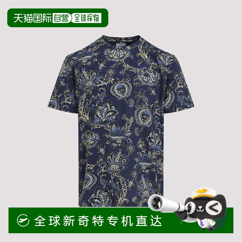 1h可退 欧洲直邮etro 男士 上装T恤正品高档时髦显瘦小众透气舒适