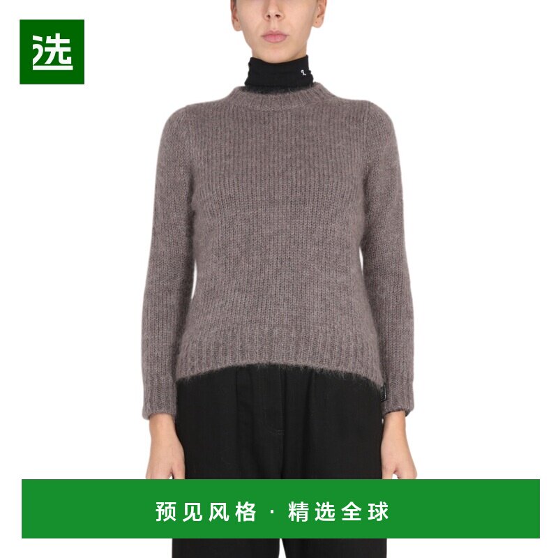 1h可退 香港直邮Raf Simons 拉夫·西蒙 女士 马海毛圆领毛衣 222