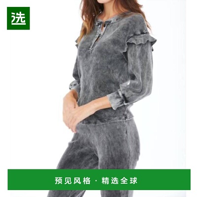 1h可退 【美国直邮】sundays Wren Pullover 黑色女士毛衣 柔软亲