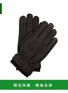 香港直邮Barbour 男士手套 MGL0145BR91 AW2025 黑色