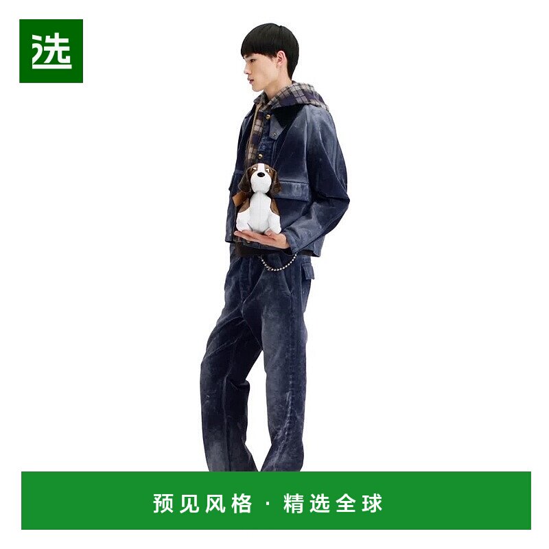 1h可退 欧洲直邮LV路易威登 Beagle男士棕色帆布老花图案单肩