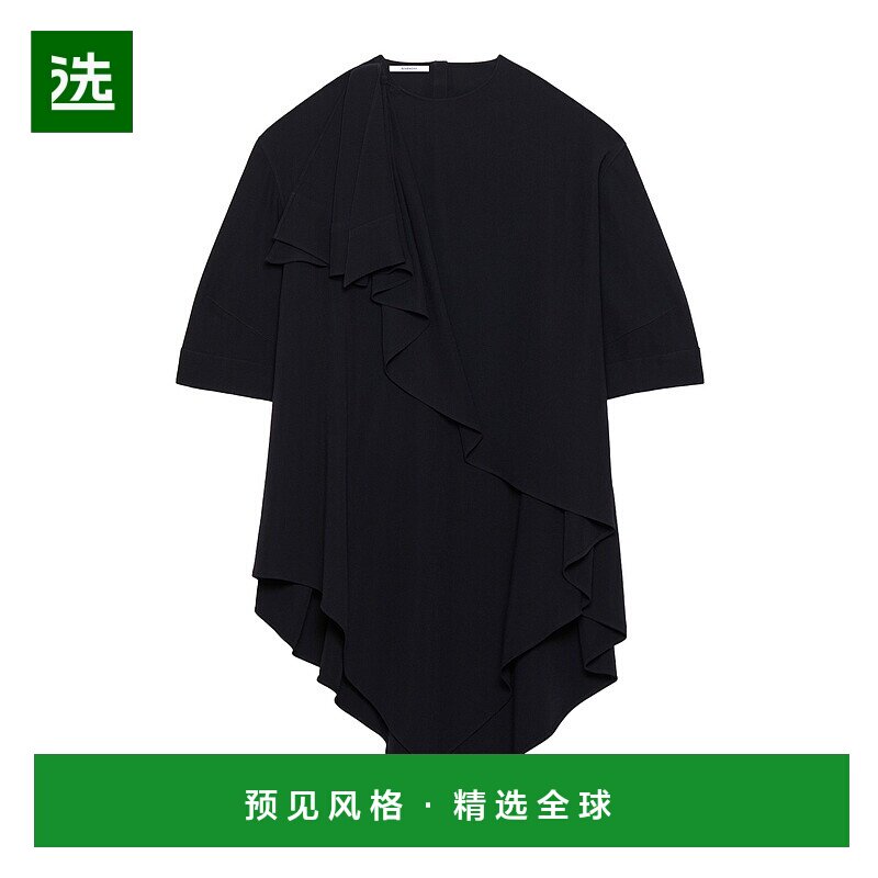 香港直邮Givenchy 蝴蝶结不对称连衣裙 BW22MH164K纪梵希