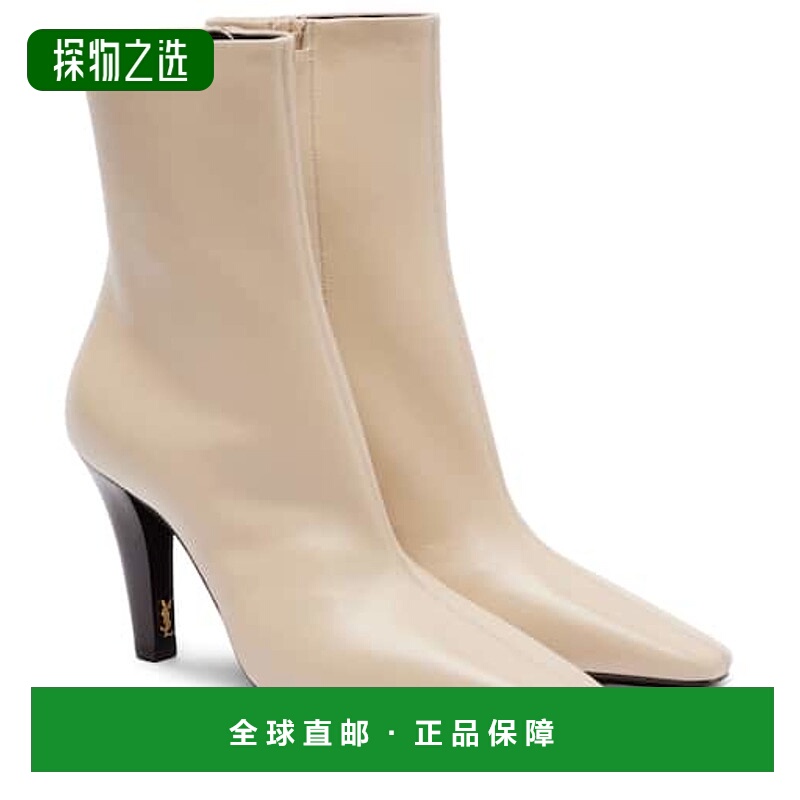 1h可退 香港直邮Saint Laurent 圣罗兰 女士 Jill 95 皮质短靴