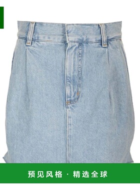 香港直邮AGOLDE 女士半身裙 A30601601ROTA AW2024 浅蓝色 Becker