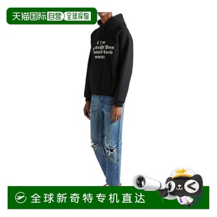 香港直發(fā)CELINE思琳男士 2N589269P 潮流時尚 藍色九分仿舊牛仔褲