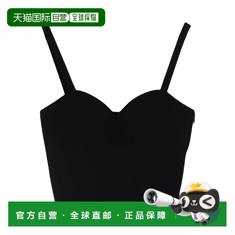 1h可退 香港直邮Moschino 莫斯奇诺 女士 上衣 black黑色 舒适时