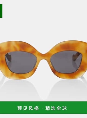 1h可退 香港直邮LOEWE 罗意威 女士 Screen 复古猫眼太阳眼镜