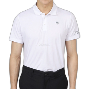 韩国直邮Hydrogen 基本款高尔夫 POLO 球衣 (G00710-001) 短袖/无