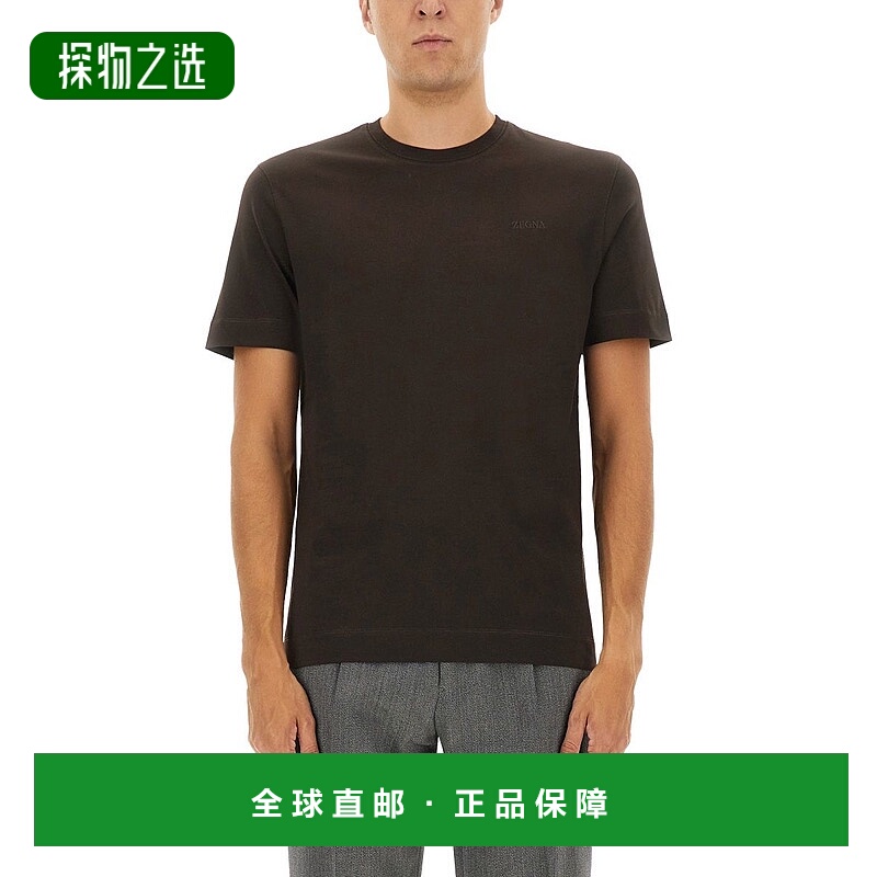 香港直邮zegna 杰尼亚 男士 徽标T恤 UG360A2G765