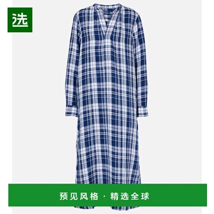 香港直邮Polo Ralph Lauren Polo 拉夫·劳伦 女士 Plaids 亚麻长