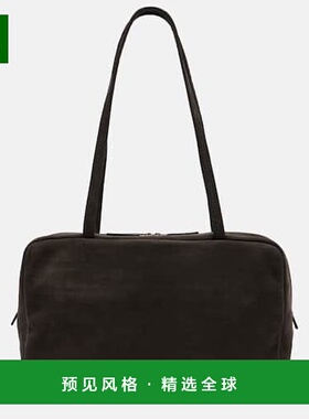 1h可退 香港直邮The Row 女士 Astra 皮革手提包 brown棕色 舒适