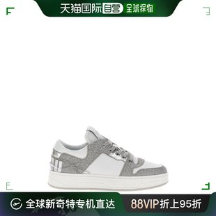 女FLORENTFQYAXSILVERWHITESilver 韩国直邮JIMMY CHOO23FW平板鞋