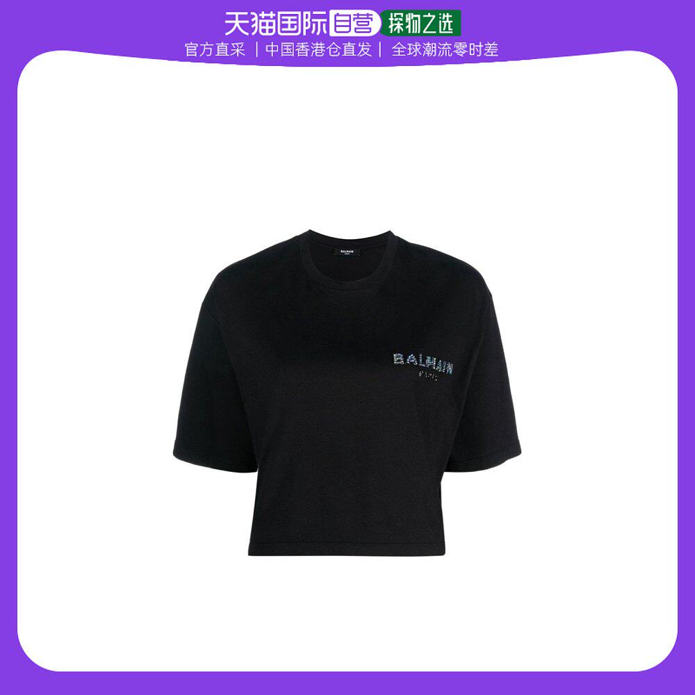 香港直邮balmain 圆领t恤 af1ee020pb53eew