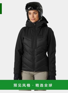 欧洲直邮Helly Hansen 女士黑色聚酰胺Bellissimo滑雪夹克