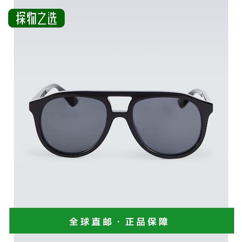 1h可退 香港直邮Gucci 古驰 男士 飞行员太阳眼镜 000919新款
