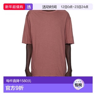 香港直邮Rick Owens 圆领短袖 T 恤 RU02E1232UC