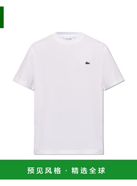 1h可退 香港直邮LACOSTE 男士T恤 TH73180001 SS2025 白色 T-shir