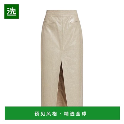 1h可退 【美国直邮】Lamarque Yvette 柔软人造革长裙 女装半身裙