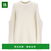 香港直邮GANNI 浅棕色 女士T恤 1h可退 K1925135 SS2024 Ganny